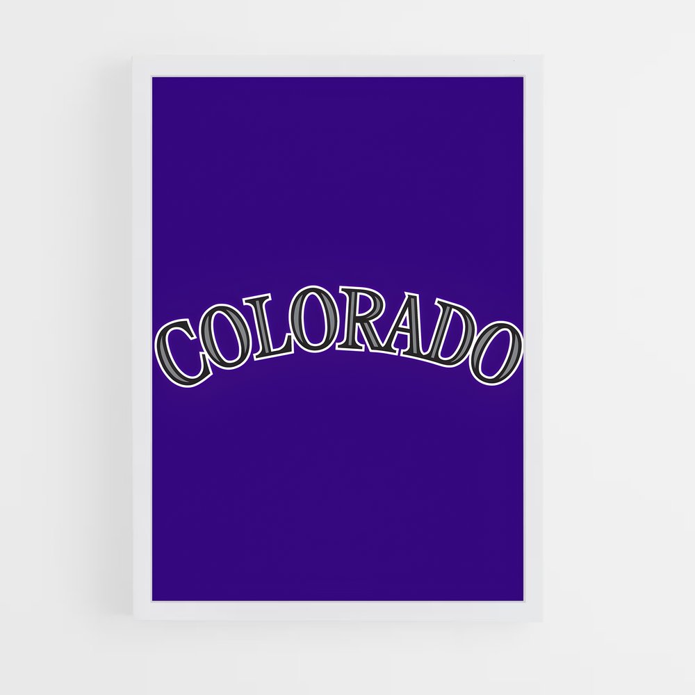 Poster Colorado Dreamscape – affiche Baseball (vue 3)